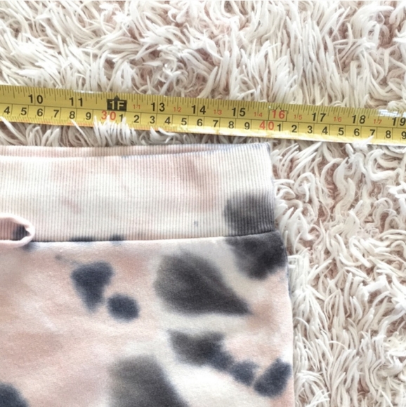 💕YF&B cotton tye dye raw edge drawstring skirt - Picture 6 of 7